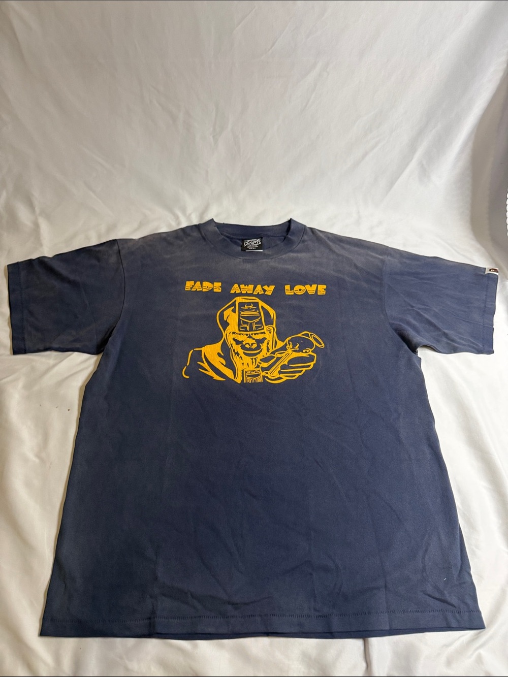 BAPE x SAINT MXXXXXX General Tee in navy